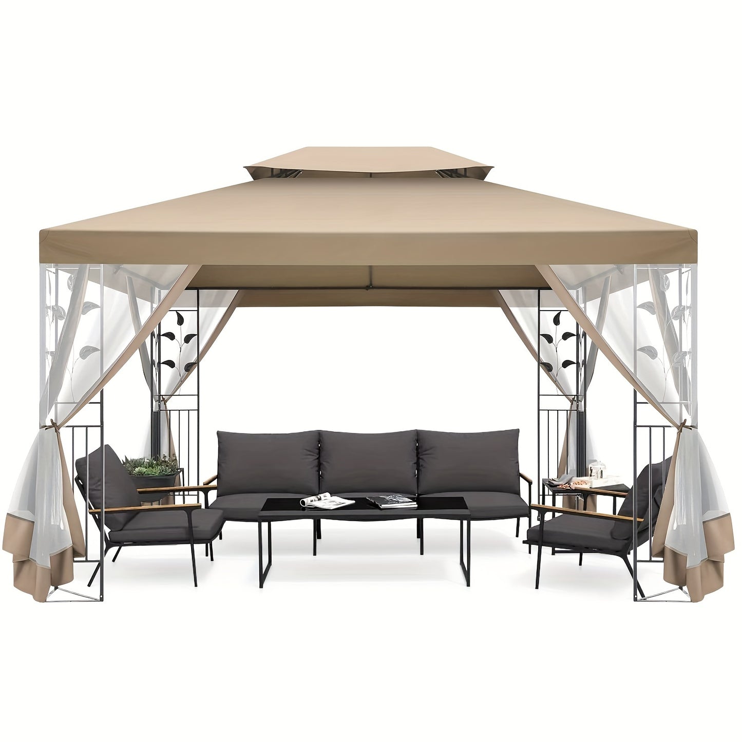 3x4m Outdoor-Überdachungszelt, wasserdicht und UV-beständig