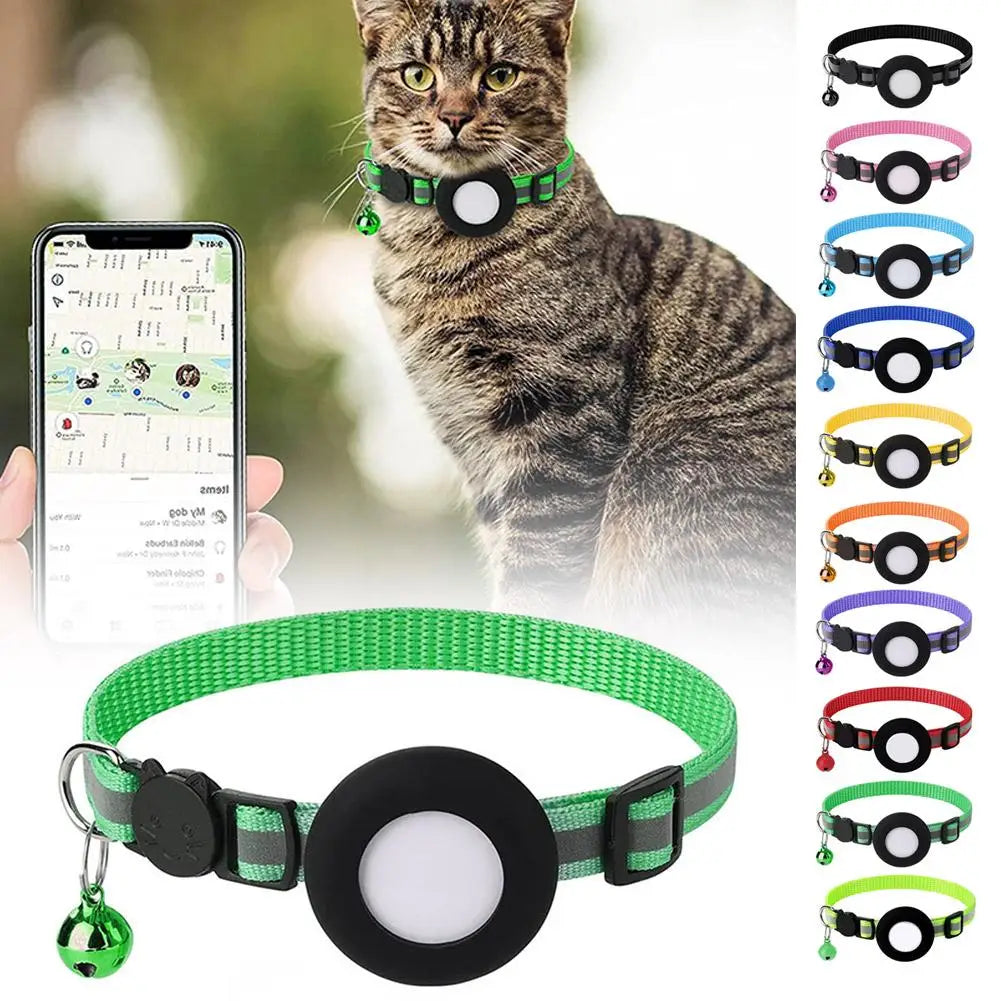 Halsband für Katzen mit Schutzhülle für Anti Tracker