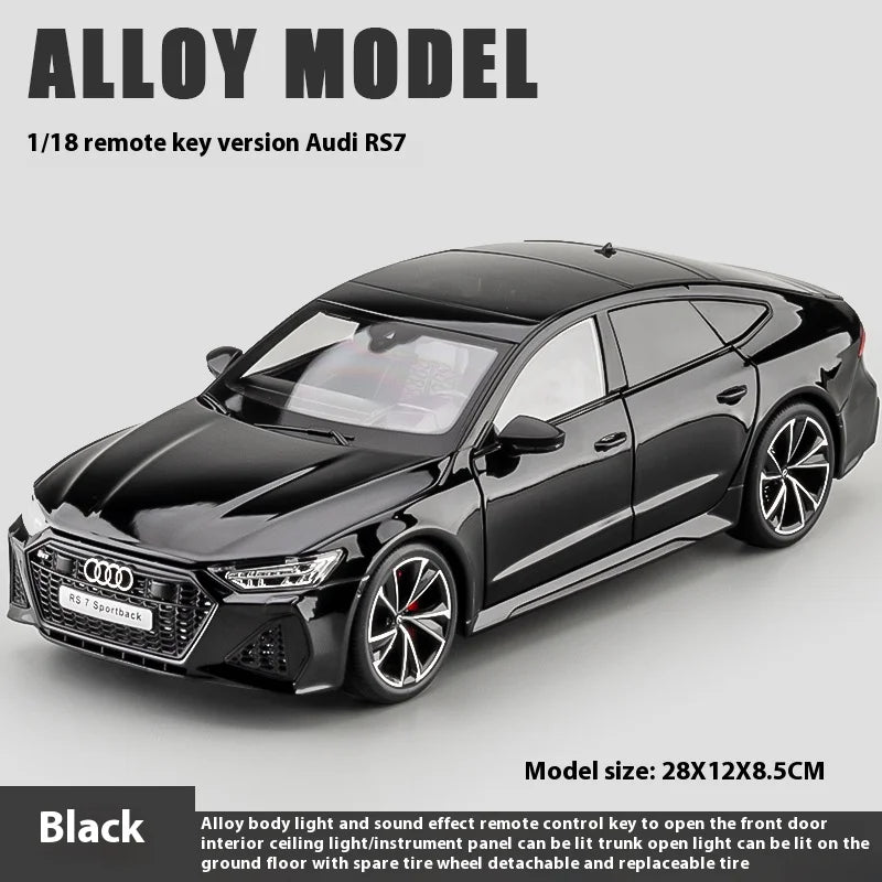 1:18 Audi RS7 RC Modellauto mit Sound & Licht – Ferngesteuerter Sportwagen