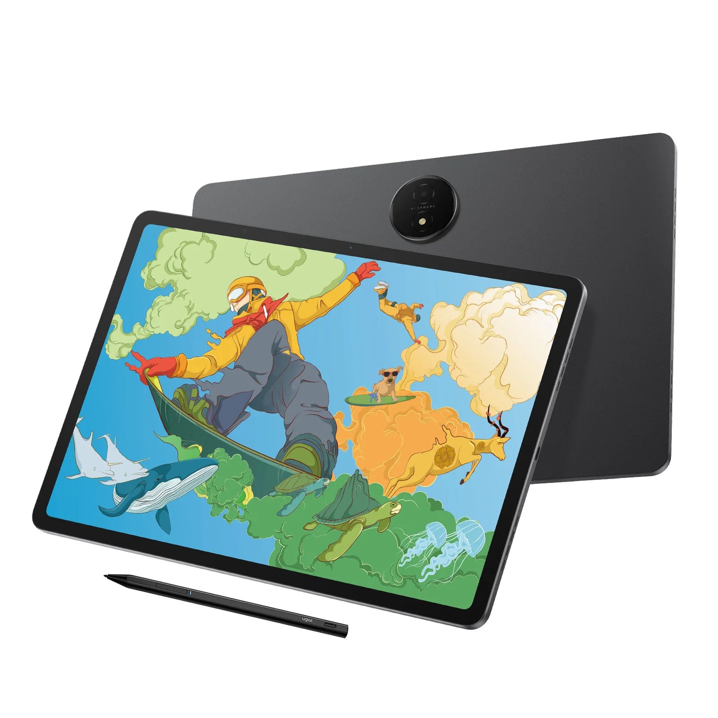 UT3 Fun Drawing Pad: 14,25 Zoll 2.4K Android 14 Grafiktablett-Monitor