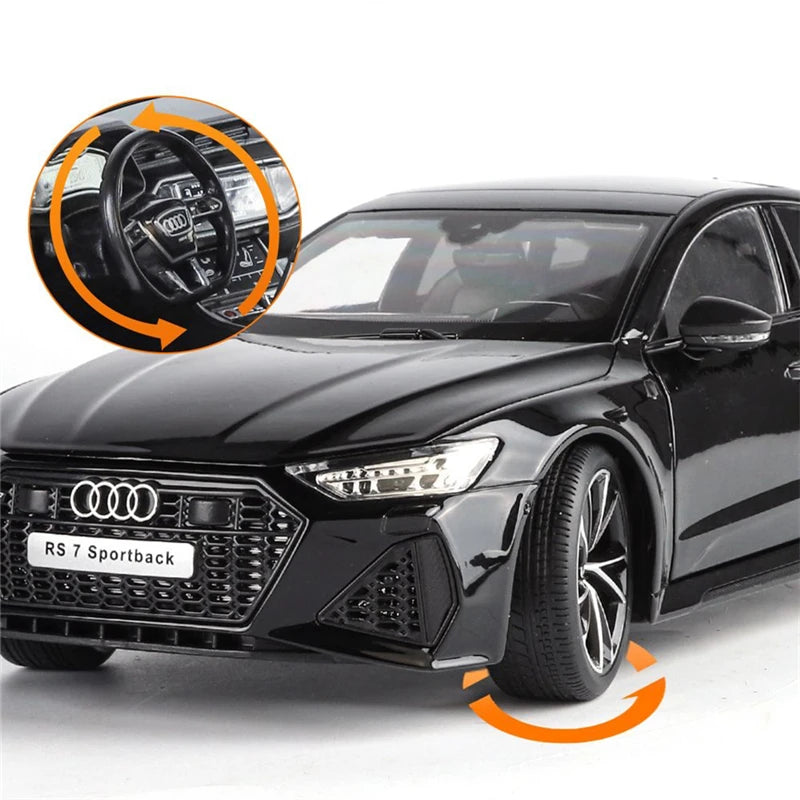 1:18 Audi RS7 RC Modellauto mit Sound & Licht – Ferngesteuerter Sportwagen