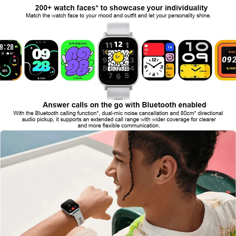 Xiaomi Redmi Watch 5 Active: Smartwatch mit Bluetooth 5.3, Blutsauerstoff & 2 Zoll LCD