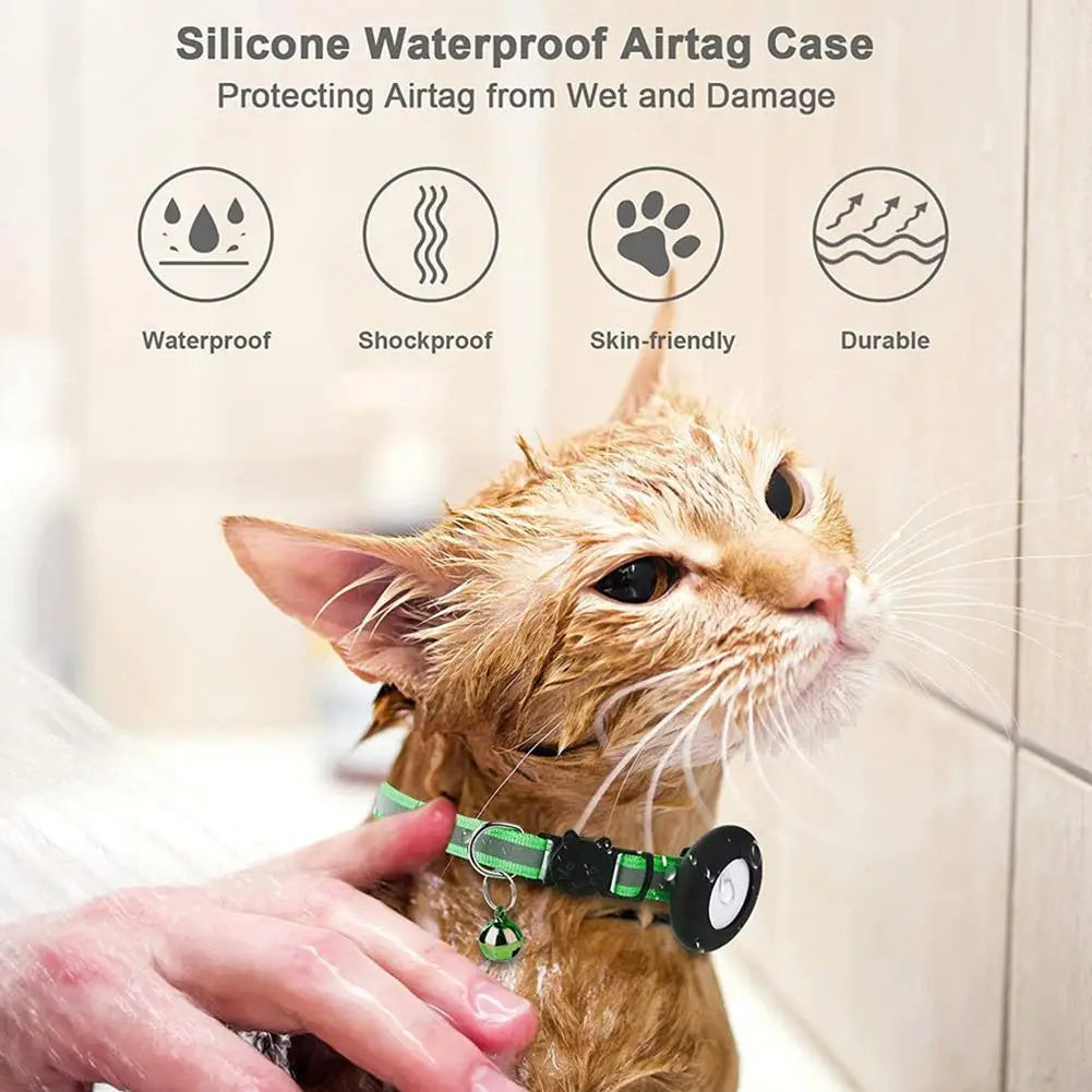 Halsband für Katzen mit Schutzhülle für Anti Tracker