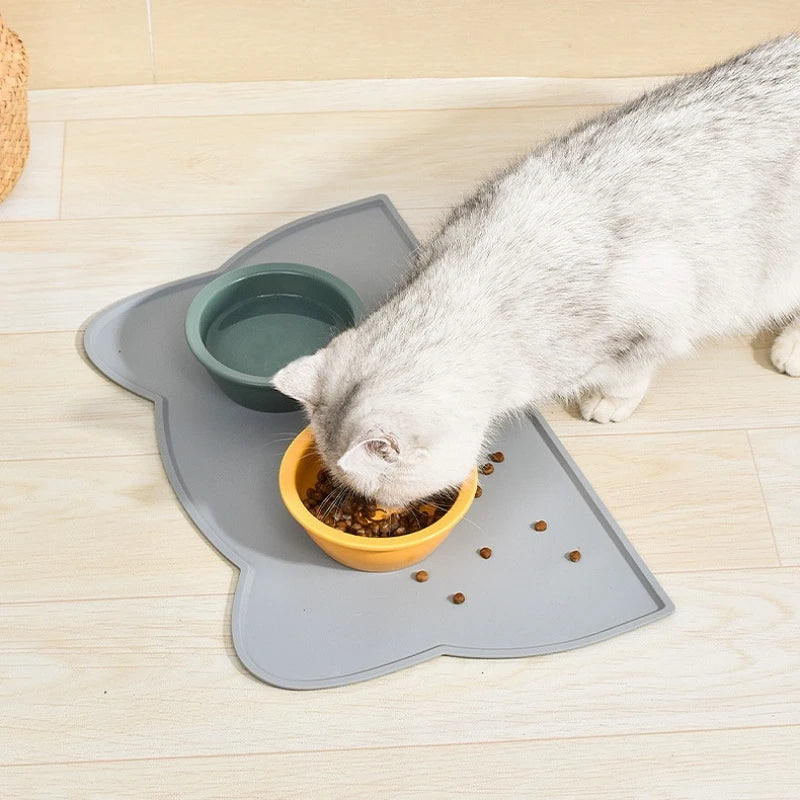 Silikon Haustierfütterung Hund Katze Futtermatte Wasserdichte