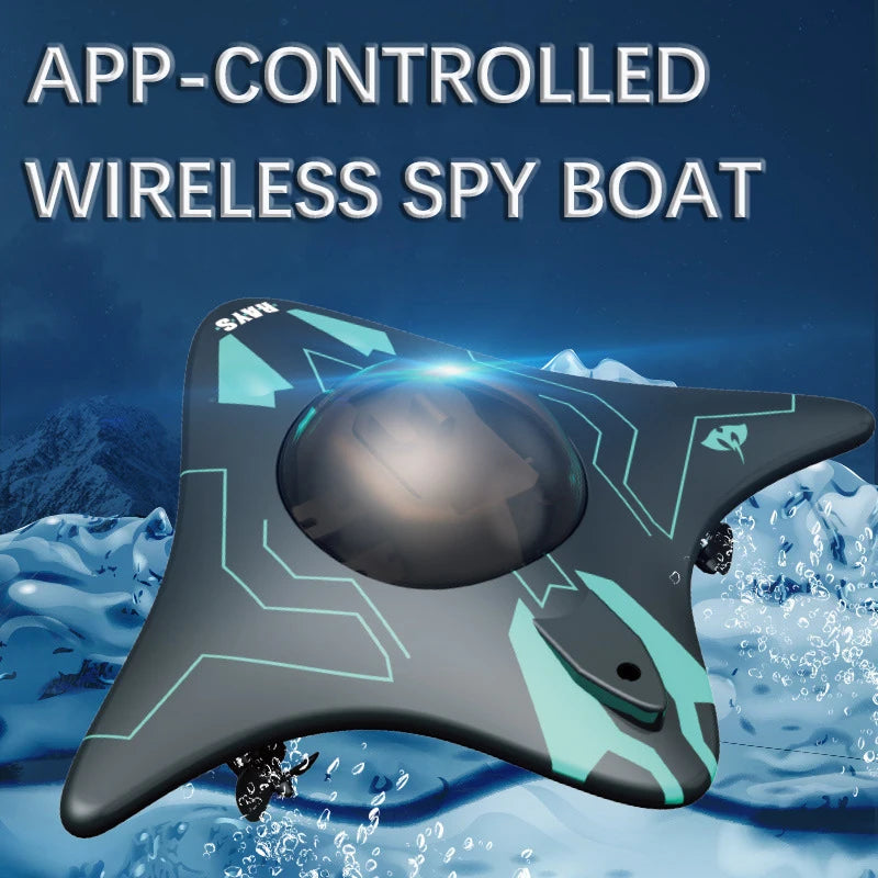 RC Boot U-Boot mit Kamera Unterwasser 6CH Fernbedienung Wifi FPV Fernbedienung Boote Radio Control - Trasti