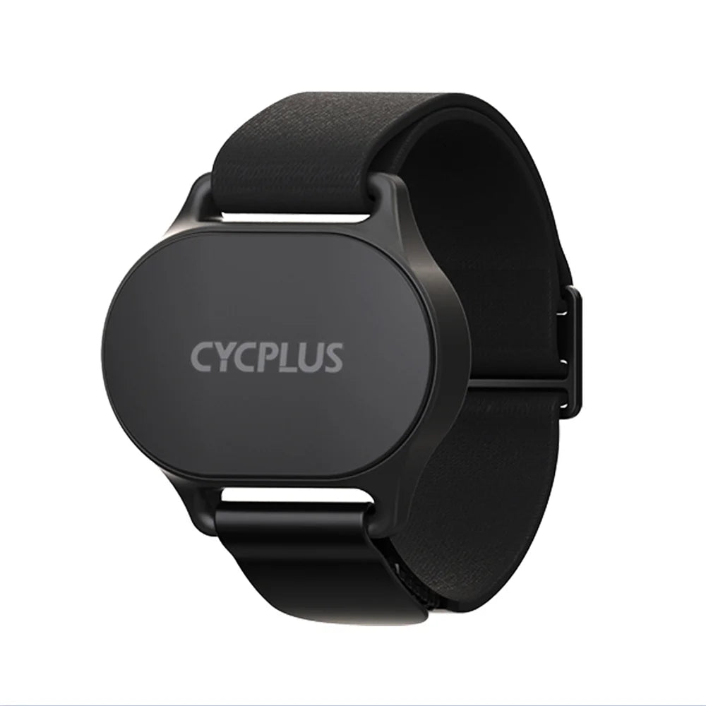CYCPLUS Herzfrequenzsensor Armband – Bluetooth & ANT+ Fitnessmonitor für Garmin, Wahoo & GPS Fahrradcomputer