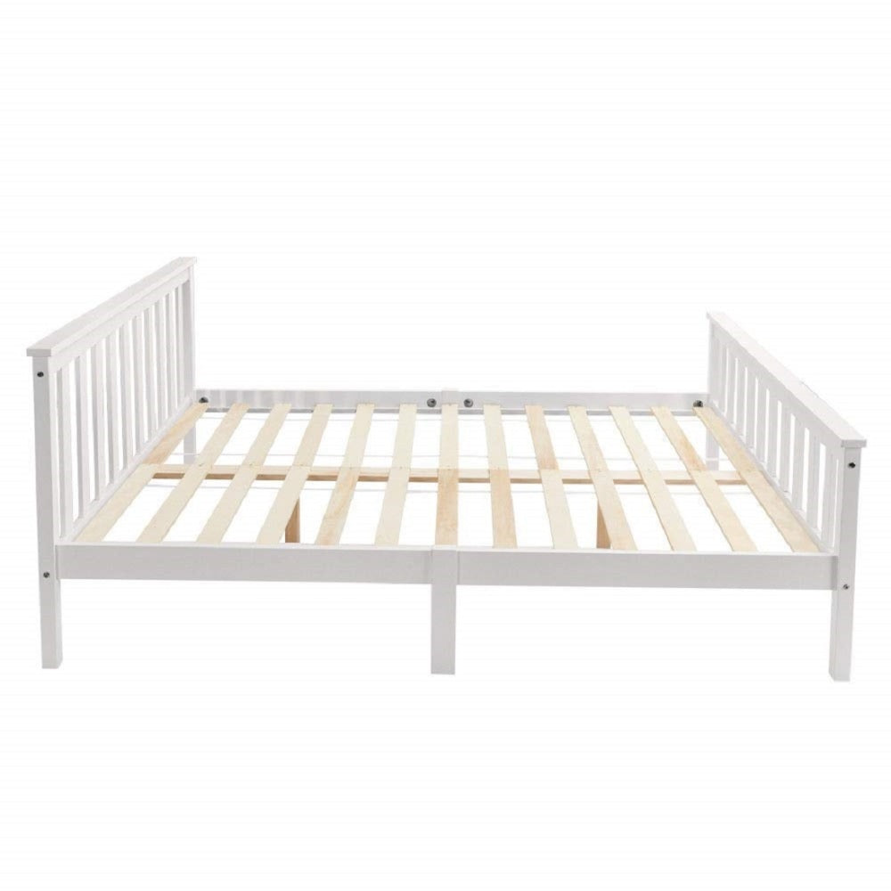 Gepolstertes Doppelbett (140/90x200 cm) mit verstellbarem Kopfteil – Modern & Stilvoll