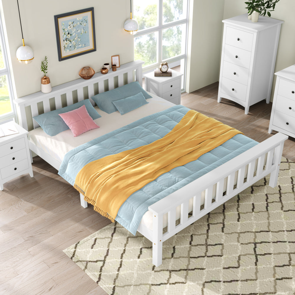 Gepolstertes Doppelbett (140/90x200 cm) mit verstellbarem Kopfteil – Modern & Stilvoll