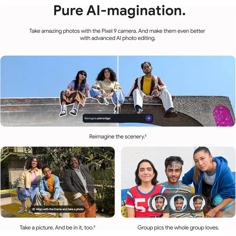 Google Pixel 9 5G AI Smartphone: Tensor G4, 120Hz OLED Display & 50MP Kamera