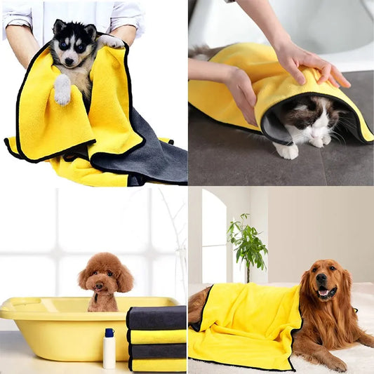Schnell trocknende Hunde- und Katzenhandtücher