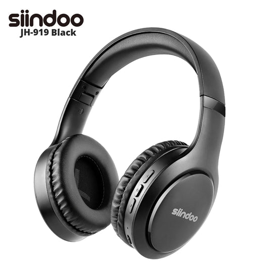 Siindoo JH-919: Kabellose Bluetooth-Kopfhörer mit Super-Bass & Geräuschunterdrückung