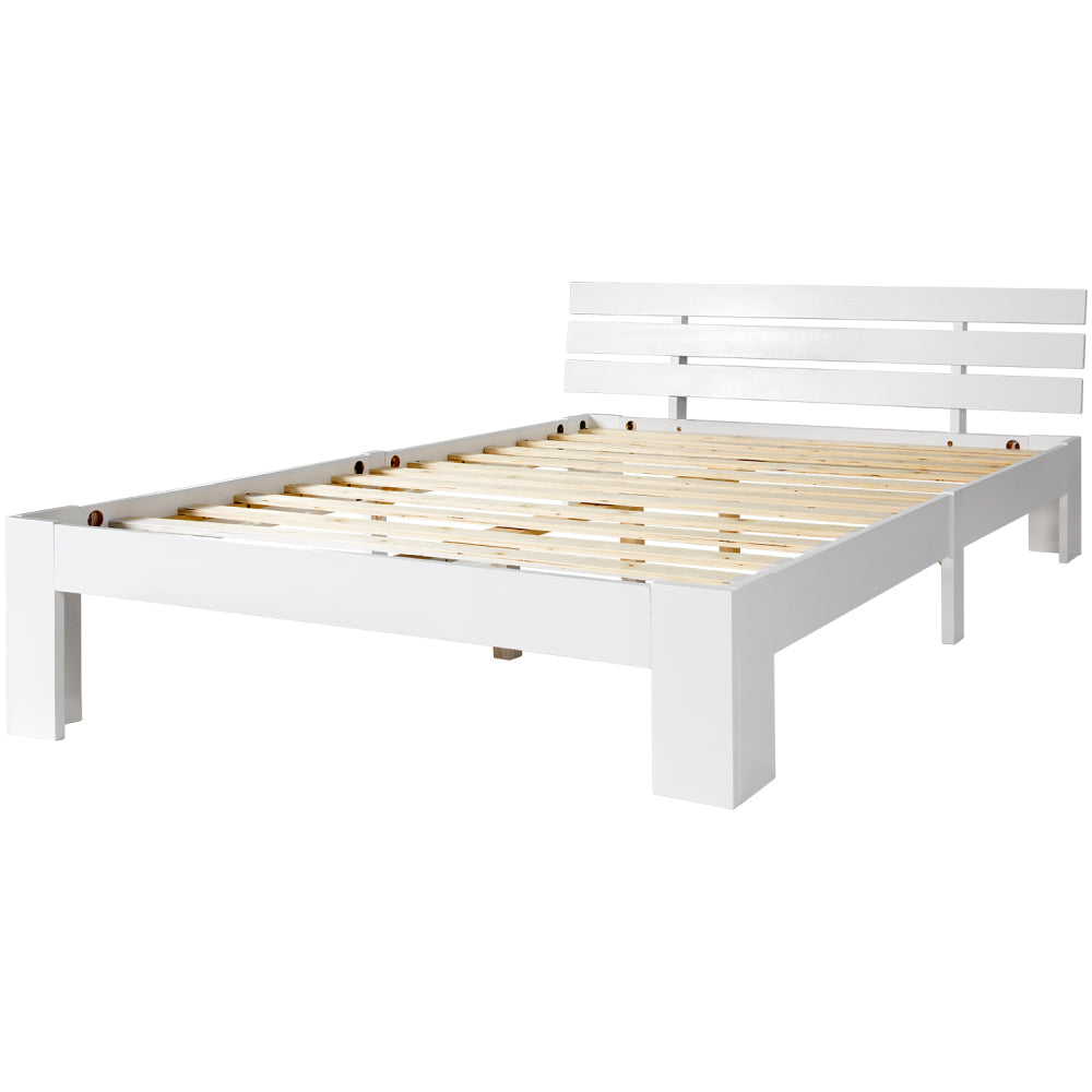 Gepolstertes Doppelbett (140/90x200 cm) mit verstellbarem Kopfteil – Modern & Stilvoll