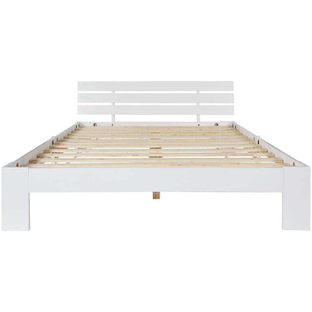 Gepolstertes Doppelbett (140/90x200 cm) mit verstellbarem Kopfteil – Modern & Stilvoll