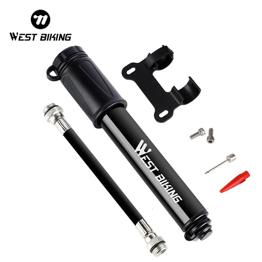 100PSI Mini Fahrradpumpe – Aluminiumlegierung Handluftpumpe für Schrader & Presta MTB/Rennrad